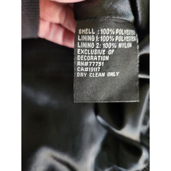 Betsey Johnson Evenings Sequined buble hem cocktail dress sz 6 NYE Holiday Y2K - Picture 7 of 12